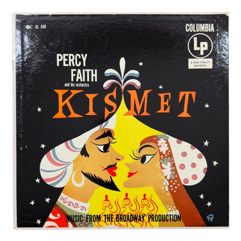 Percy Faith & His Orchestra Kismet 1954 Pop, Stage Columbia CL 550 Vinyl Record